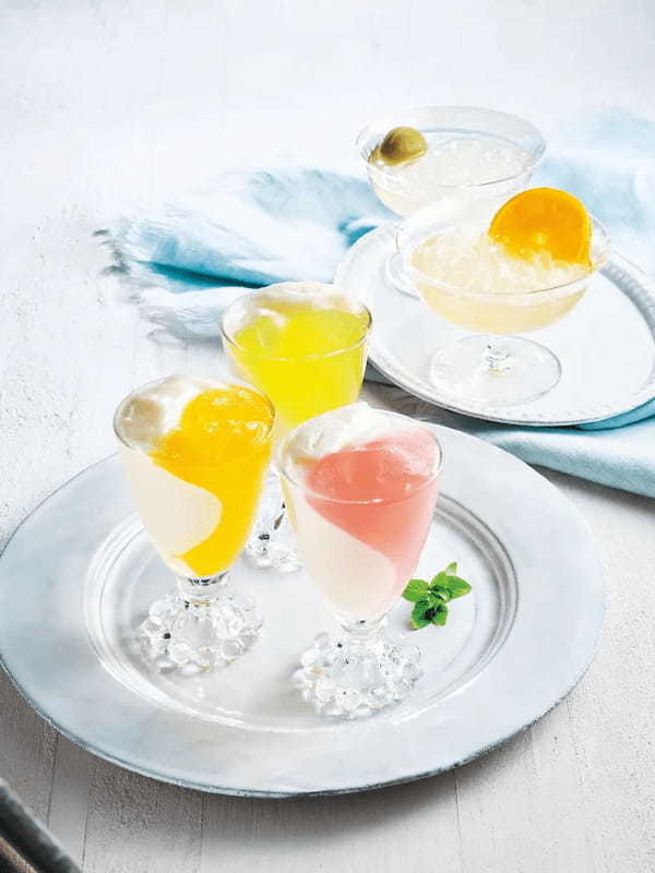 【銀座コージーコーナー】涼やかなおいしさを贈る、さわやか夏ギフト。果実感あふれるゼリーやくずきりなど、多彩にご用意しました。