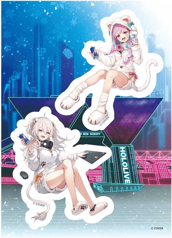 女性VTuberグループ「ホロライブ」所属タレント「湊あくあ」「獅白ぼたん」のローソン限定レッドブルコラボキャンペーン実施