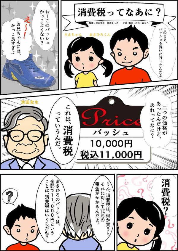 【マンガ】消費税ってなあに？