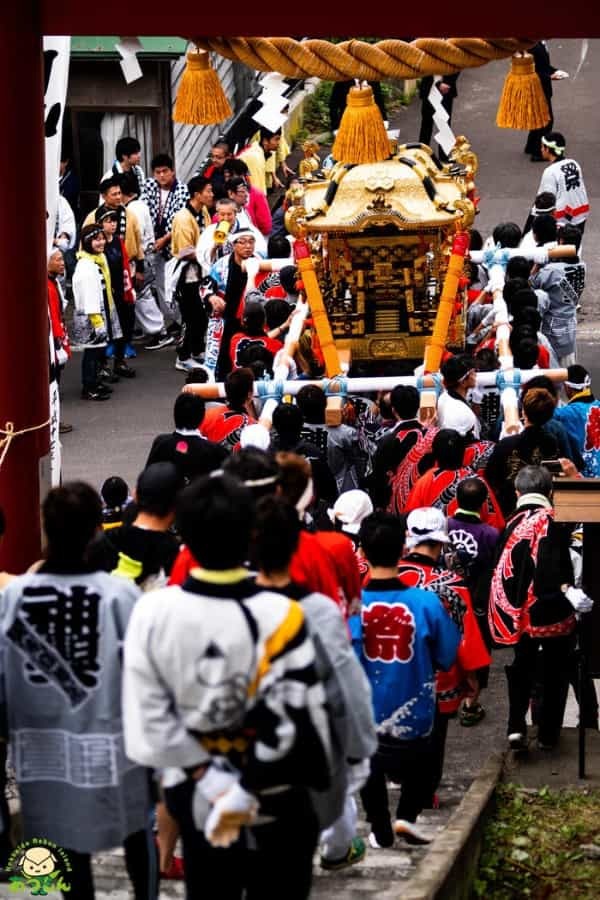 お神輿が空を飛ぶ！？礼文島厳島神社祭に行ってきた！！