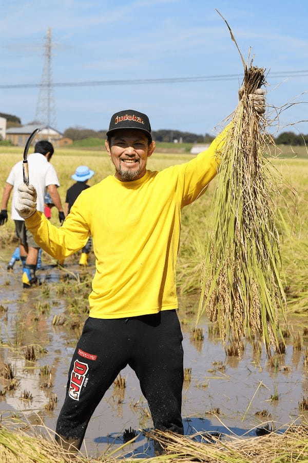 【柔道】柔道家・小見川道大による〝全国チェーンの骨太体験塾〟「Enjoy Judo」始動～先駆けの稲刈りイベント