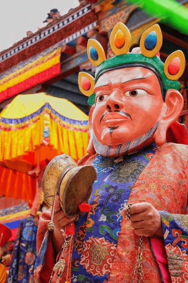 【インド】へミスツェチュ祭りへ参加 インドに根付いたチベット仏教の祭典