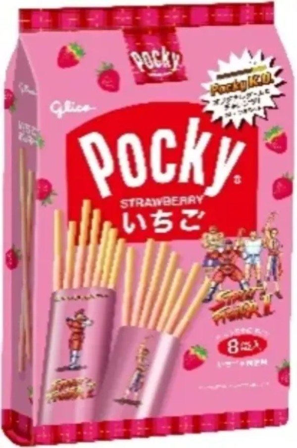 ストII×ポッキーコラボの「Pocky K.O.」発売　オリジナルゲームのQRコードつき