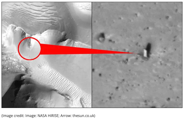 火星で見つかった“場違いで奇妙な物体”の数々！謎のドア、宙に浮くスプーン、モノリス…