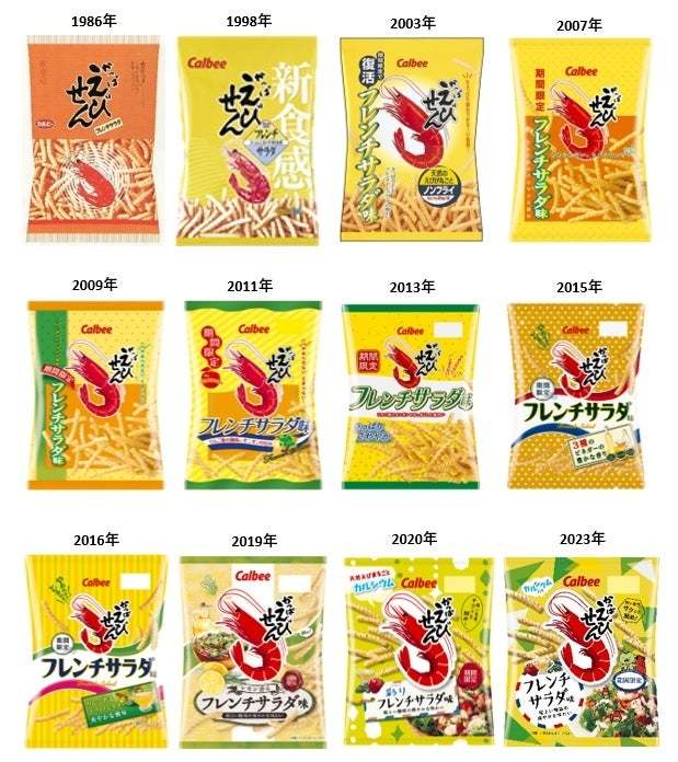 「かっぱえびせん」と「東海道新幹線」が60周年コラボレーション！限定新幹線EBI700Sデザインのパッケージになった『かっぱえびせん フレンチサラダ味』