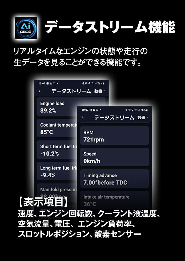 スマホが愛車の“聴診器”に！AI分析で故障コード消去にも対応のOBD2診断機がMAXWINから