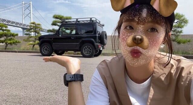とにかくスキ♡通勤からお出かけまでずっとジムニ―に乗っていたい!海超え山超えドライブへ♪