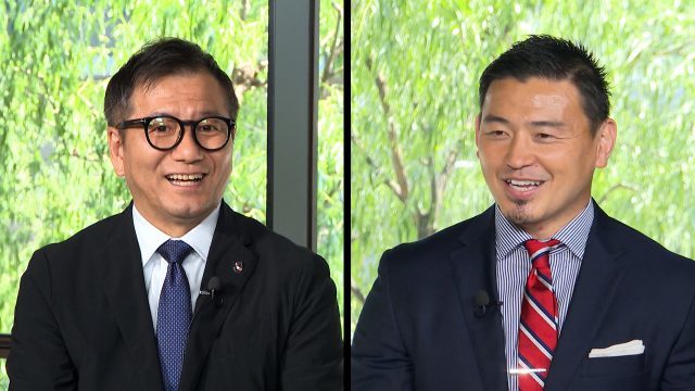 ラグビー界のレジェンド五郎丸氏×Jリーグチェアマン野村氏の対談がTVer配信で見られる！