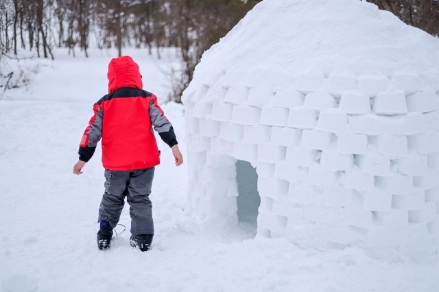 【子供と一緒に雪遊び】かまくらの作り方｜簡単に作れて楽しい！高さをだすコツは？