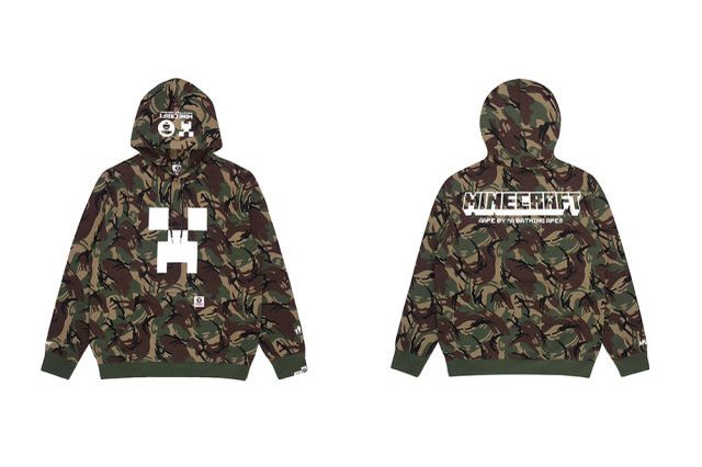 スウェットやTシャツも。AAPE BY A BATHING APE×MINECRAFTのコラボアイテム