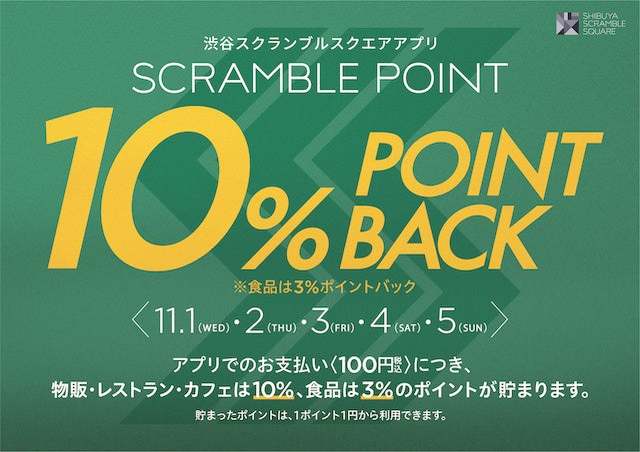 「SHIBUYA SCRAMBLE SQUARE 4th Anniversary」「DIG!SHIBUYA! 掘れば、深発見。」をテーマに10月26日(木)より開催