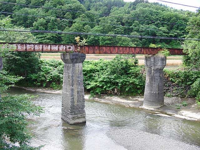 今も残る以降の数々 羽幌炭礦鉄道沿線