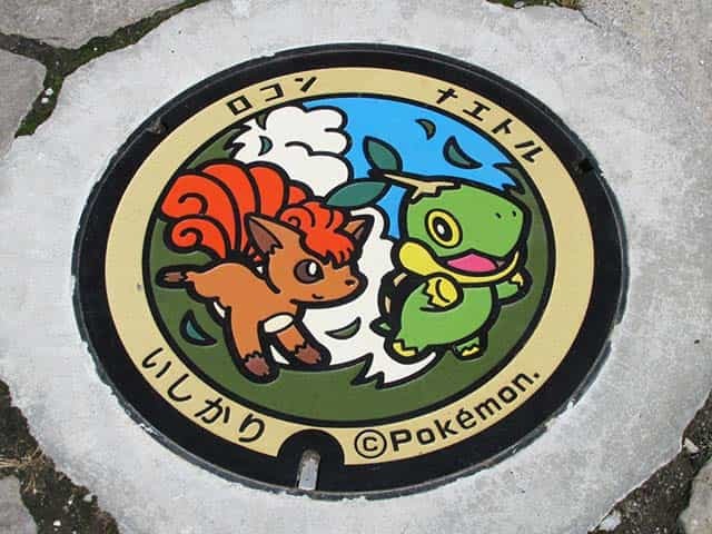 ポケモンマンホール「ポケふた」石狩市レポート