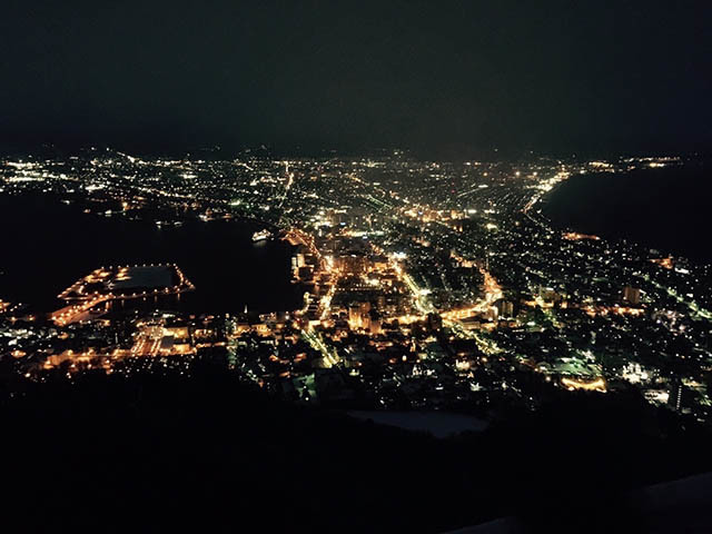 函館山の夜景は冬場がおすすめ！