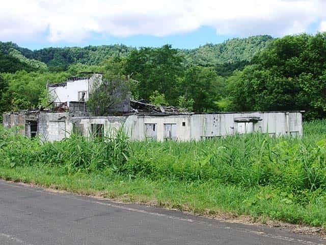 今も残る以降の数々 羽幌炭礦鉄道沿線