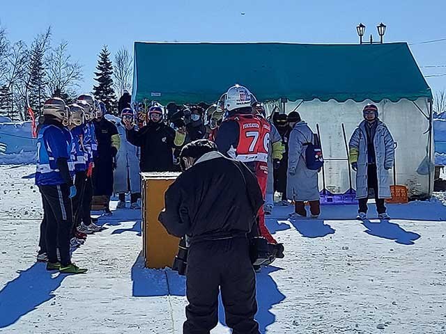 大人の戦い！雪合戦！