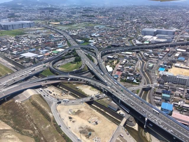 「セスナ」から大阪・仁徳天皇陵（大仙陵古墳）と百舌鳥・古市古墳群周辺を見てみた。