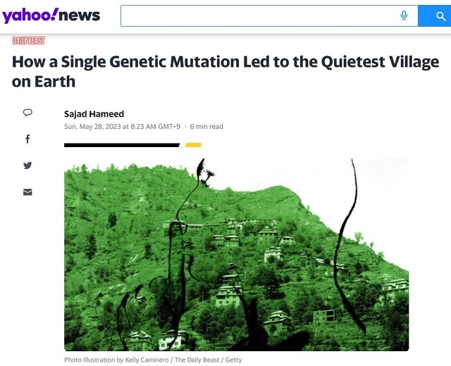 たった1つの遺伝子変異で“世界一静か”になった村=インド