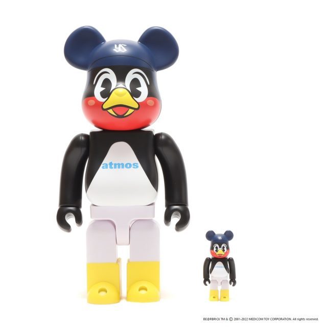 ヤクルトスワローズ×MEDICOM TOY×atmosが夢のトリプルコラボ!「つば九郎」BE@RBRICK