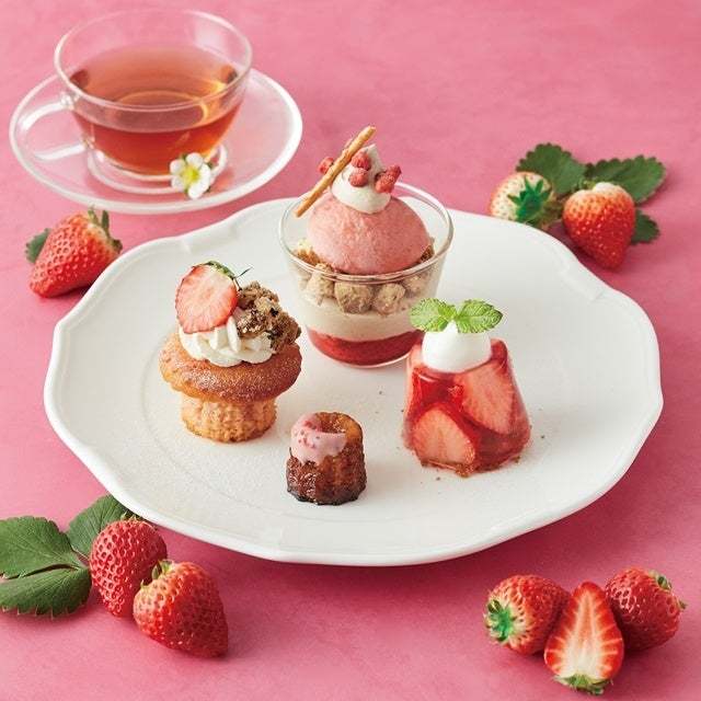 Afternoon Tea TEAROOMより、限定の苺スイーツが楽しめる特別なアフタヌーンティーセットが登場! #苺のアフタヌーンティーセット2024