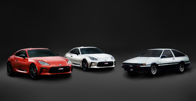 GR86がマイナーチェンジ。AE86の生誕40周年記念の特別限定モデルも設定
