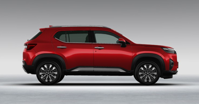 ホンダが2024年春の発売を予定する新型コンパクトSUV「WR-V」を先行公開