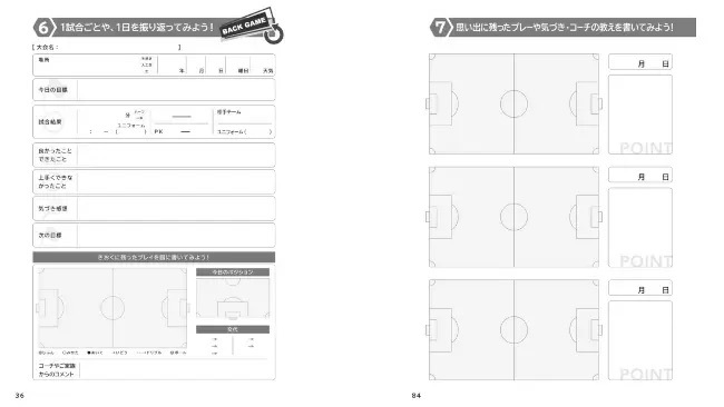 サッカー選手を目指す子どもの夢をアシストする「U10-U12サッカーノート」