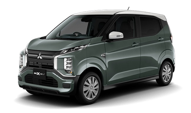 三菱自動車の軽EV「eKクロス EV」がマイナーチェンジ。利便性と安全性の向上や新ボディカラーの設定などを実施