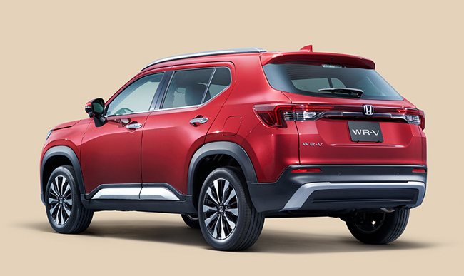 ホンダが2024年春の発売を予定する新型コンパクトSUV「WR-V」を先行公開