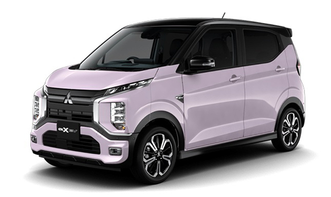 三菱自動車の軽EV「eKクロス EV」がマイナーチェンジ。利便性と安全性の向上や新ボディカラーの設定などを実施