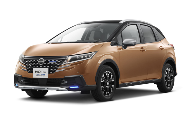 日産ノートAUTECHクロスオーバーがエクステリアデザインを一新