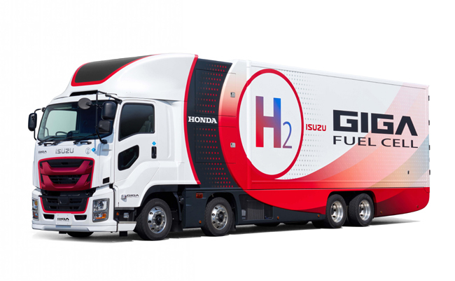 いすゞとホンダがタッグを組んで開発する燃料電池大型トラックをジャパンモビリティショー2023で初公開