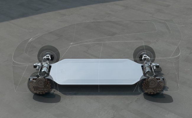 日産がジャパンモビリティショー2023に出展するEVコンセプトカーの第3弾「ハイパーツアラー」をデジタルモデルで公開
