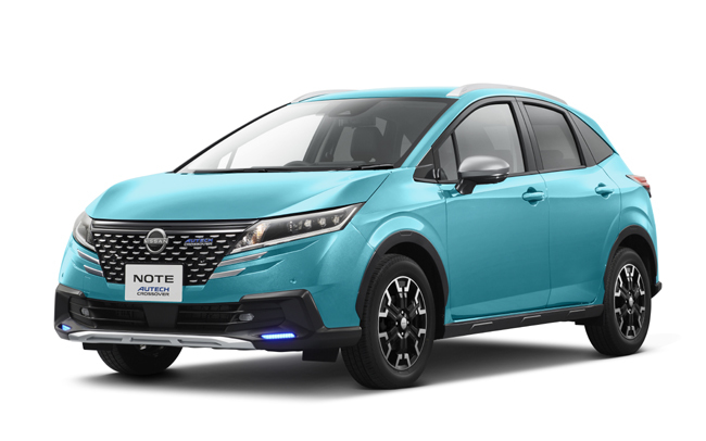 日産ノートAUTECHクロスオーバーがエクステリアデザインを一新