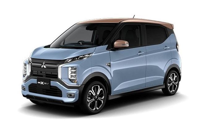 三菱自動車の軽EV「eKクロス EV」がマイナーチェンジ。利便性と安全性の向上や新ボディカラーの設定などを実施