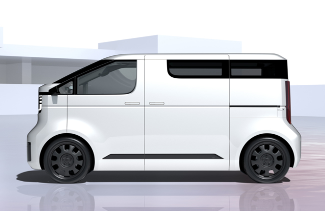 トヨタがジャパンモビリティショー2023に出展する“超拡張型モビリティ”の「KAYOIBAKO」をデジタルモデルで発表