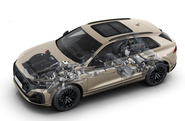 アウディのフラッグシップSUVクーペ「Q8」のTDIモデルが日本デビュー