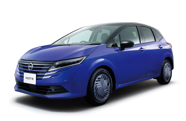 新しいフロントフェイスを纏った日産ノートがデビュー。発売は2024年1月下旬を予定