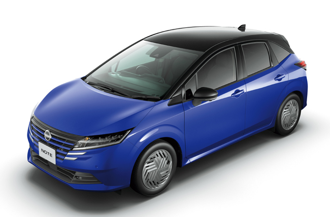 新しいフロントフェイスを纏った日産ノートがデビュー。発売は2024年1月下旬を予定