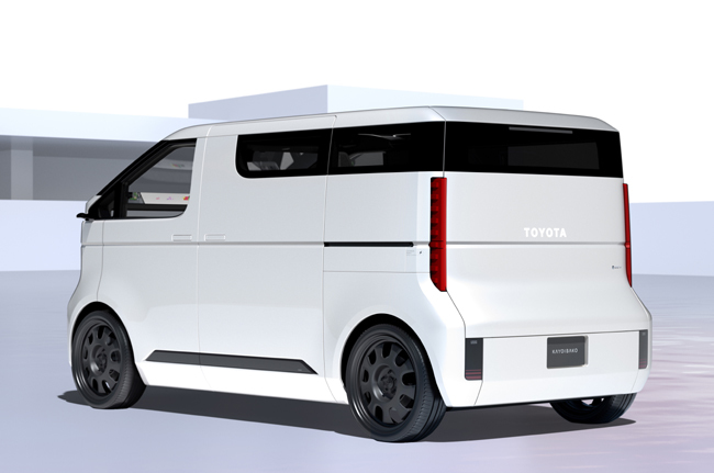 トヨタがジャパンモビリティショー2023に出展する“超拡張型モビリティ”の「KAYOIBAKO」をデジタルモデルで発表