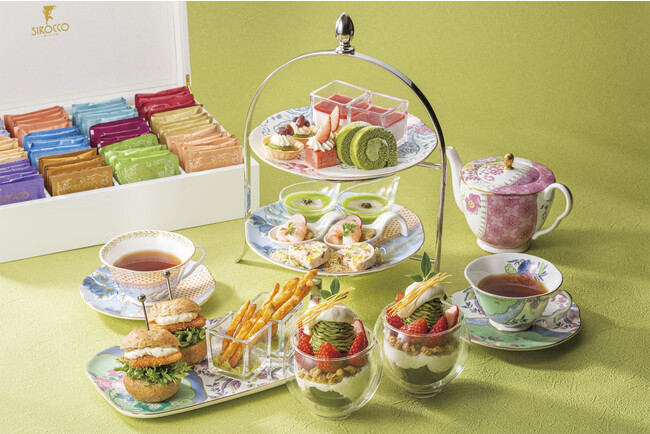 AFTERNOON TEA with SIROCCO 「いちご&抹茶」/ザ ロイヤルパークホテル アイコニック 東京汐留