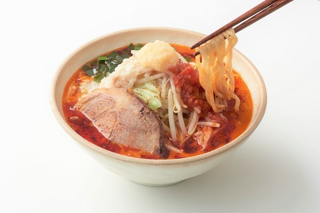 ～罪悪感無しで食べられる！ガッツリ×あっさりのクセ旨ラーメン～2021年秋季限定商品「蕃茄（トマト）担担麺」を10月20日（水）より期間限定で販売開始！