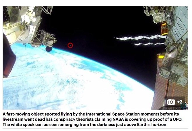 NASA宇宙飛行士が“UFOの映りこみ”を隠している!? 疑惑の動画とは?