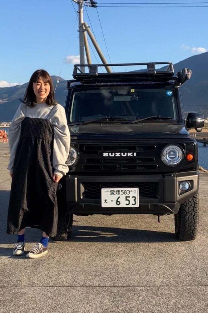 とにかくスキ♡通勤からお出かけまでずっとジムニ―に乗っていたい!海超え山超えドライブへ♪