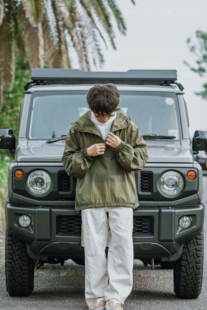 ジムニ―にした決め手は”走破性”!カメラが趣味のキャンプ男子は、カー用品にもこだわりあり☆