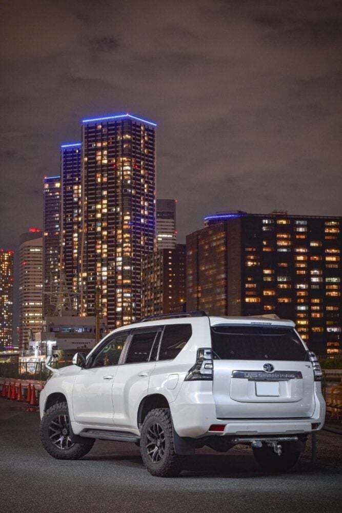 大きい車に乗るのが夢でした♡プラド150後期を即決購入！海沿いドライブと夜景ドライブが好きです♪