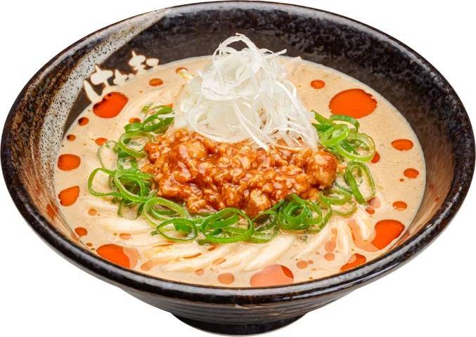 ＼はなまる 冬の人気うどん／よりコク深くおいしさアップ！新たにつけ麺も仲間入り！！あったか担々フェア12月21日(木)より、期間限定発売