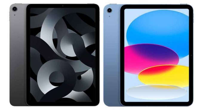 【徹底比較】iPad（第10世代）とiPad Air（第5世代）の違いは？iPadを買うならどっちがお得？