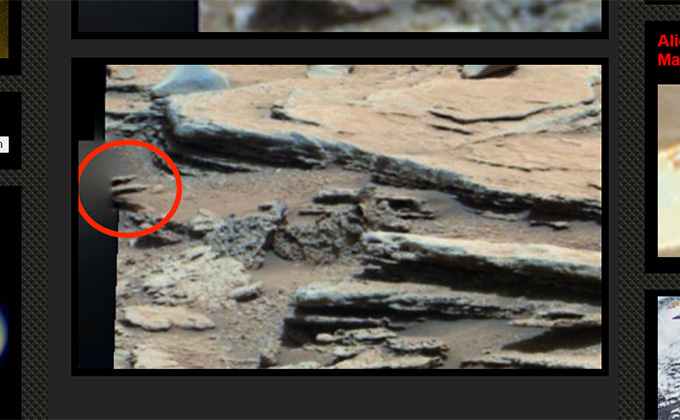 宇宙人の手が写り込む!? NASA火星探査機が撮影「2mのエイリアンだ」専門家