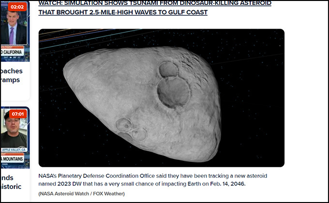 2046年2月14日午後4時44分に小惑星が地球に衝突か？ NASA発表、最後のバレンタインデーになる!?